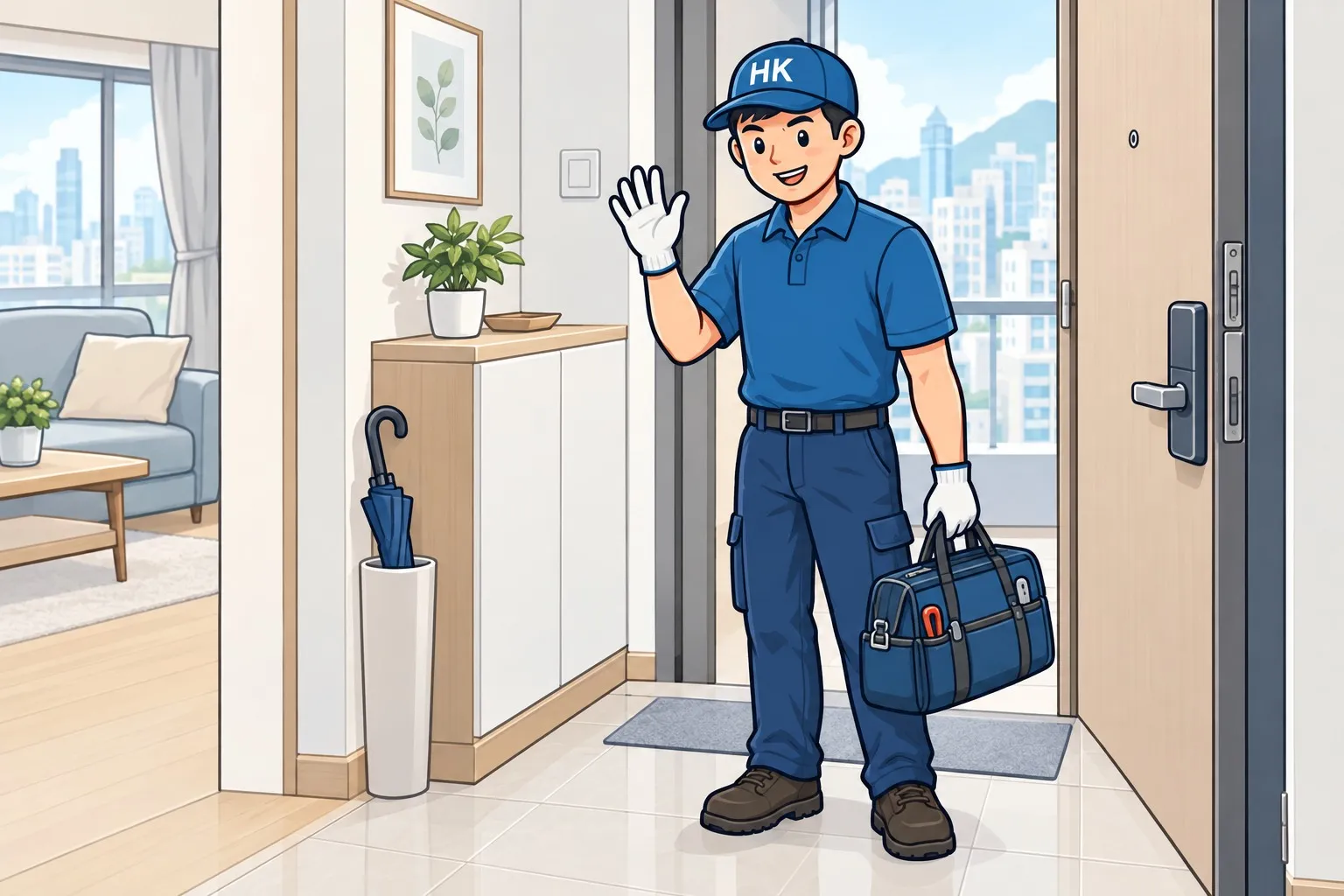 通渠師傅上門檢查去水情況